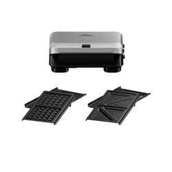 Braun SnackMaker 5 SM5005 gaufrier et appareil à croque-monsieur 800 W Argent