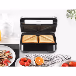 Braun SnackMaker 5 SM5005 gaufrier et appareil à croque-monsieur 800 W Argent - Vue supplémentaire 5