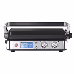 Braun CG 9040, Noir, Acier inoxydable, Rectangulaire, Boutons, Rotatif, Grille + plaque de cuisson, 851 cm², 370 x 230 mm