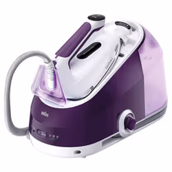 Braun CareStyle 5 IS5247VI, 2400 W, 500 g/min, EloxalPlus soleplate, 2 L, 145 g/min, Violet, Blanc