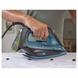 Braun TexStyle 5 Fer à vapeur Semelle en céramique 2600 W Noir, Bleu - Vue supplémentaire 4