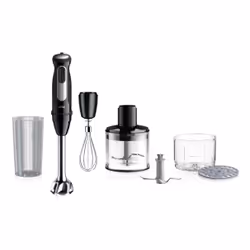 Braun MultiQuick 5 MQ55.254MBK, Mélangeur par immersion, 0,5 L, Pileur de glace, 1000 W, Noir, Acier inoxydable