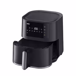 Braun MultiFry 5 HF 5034I Unique 6 L Autonome 1700 W Friteuse d’air chaud Noir - Vue supplémentaire 2