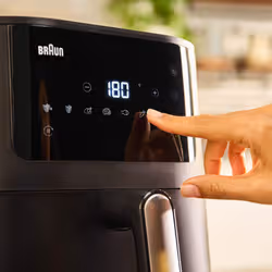 Braun MultiFry 5 HF 5034I Unique 6 L Autonome 1700 W Friteuse d’air chaud Noir - Vue supplémentaire 3