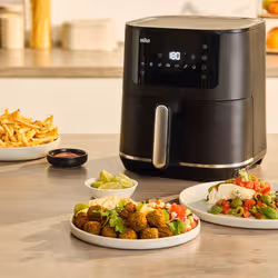 Braun MultiFry 5 HF 5034I Unique 6 L Autonome 1700 W Friteuse d’air chaud Noir - Vue supplémentaire 6