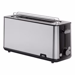 Braun HT 1610, Noir, Acier inoxydable, Plastique, Acier inoxydable, Boutons, Rotatif, 1030 W, 25 cm