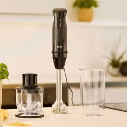 Braun MultiQuick 3 MQ30201M 0,6 L Mélangeur par immersion 900 W Noir, Acier satin - Vue supplémentaire 4