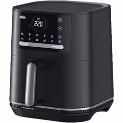 Braun HF5050, Friteuse d’air chaud, 5,7 L, 80 °C, 220 °C, Unique, Noir, Gris
