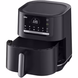 Braun HF5050 Unique 5,7 L Autonome 2000 W Friteuse d’air chaud Noir, Gris