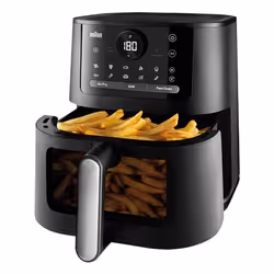 Braun HF5073 Unique 6 L Autonome 2000 W Friteuse d’air chaud Noir