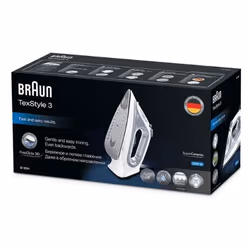 Braun TexStyle 3 SI 3054 Fer à vapeur Semelle en céramique 2400 W Gris