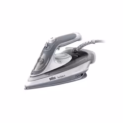 Braun TexStyle 5 SI 5078 GY, Fer à repasser à sec ou à vapeur, EloxalPlus soleplate, 2 m, 210 g/min, Gris, Blanc, 50 g/min