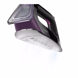 Braun CareStyle 7 IS 7144 BK Fer à repasser à sec ou à vapeur Semelle Eloxal 2400 W Noir, Violet, Argent