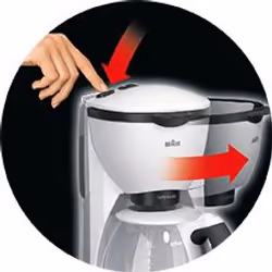 Braun KF 520/1 WH Manuel Machine à café filtre