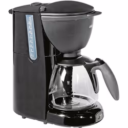Braun KF560, Machine à café filtre, Café moulu, 1100 W, Noir