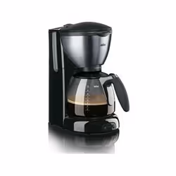 Braun KF 570/1, Machine à café filtre, Café moulu, 1100 W, Noir, Acier inoxydable
