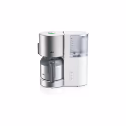 Braun IDCollection KF 5105 WH, Café moulu, 1000 W, Acier inoxydable, Blanc