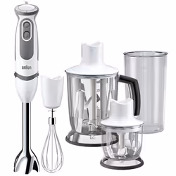 Braun MQ 5045, Mélangeur par immersion, 1,25 L, 750 W, Blanc