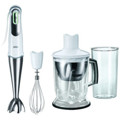 Braun MQ 745 Cocktail 0,6 L Mélangeur par immersion 750 W Acier inoxydable, Blanc