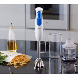 Braun MQ 3025 Spaghetti 600 L Mélangeur par immersion 700 W Bleu, Blanc - Vue supplémentaire 5