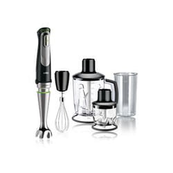 Braun MQ9045 125 L Mélangeur par immersion 1000 W Noir, Métallique, Transparent