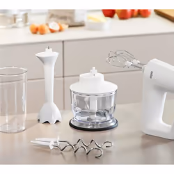 Braun HM 3135 WH Batteur à main 500 W Gris, Blanc - Vue supplémentaire 10