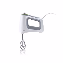 Braun MultiMix 5 HM 5137, Batteur à main, Gris, Blanc, Batteur, Pétrisseur, Mélange, Boutons, Rotatif, 0,5 L, Acier inoxydabl ...