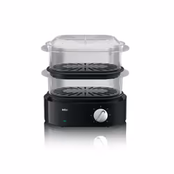Braun FS 5100, 2 Nombre de paniers, Noir, Comptoir, Rotatif, Devant, 3,1 L