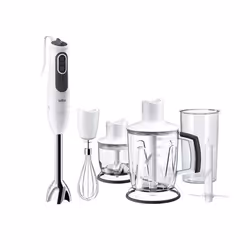 Braun MultiQuick 3 MQ 3145 WH, Mélangeur par immersion, 0,35 L, 1,2 m, 750 W, Blanc