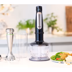 Braun MQ 7035X 0,6 L Mélangeur par immersion 1000 W Noir, Acier satin - Vue supplémentaire 8