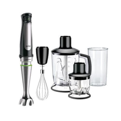 Braun MultiQuick 7 MQ 7045X 1,25 L Mélangeur par immersion 1000 W Noir, Acier inoxydable