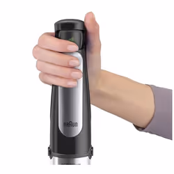Braun MultiQuick 7 MQ 7045X 1,25 L Mélangeur par immersion 1000 W Noir, Acier inoxydable
