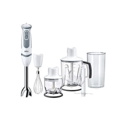 Braun MultiQuick 5 MQ5245WH blender 1,25 L Mélangeur par immersion 1000 W Gris, Blanc