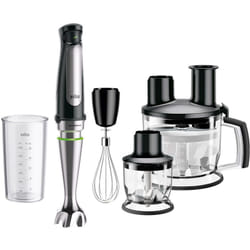 Braun MultiQuick 7 MQ 7085 Mélangeur par immersion 1000 W Noir, Acier inoxydable