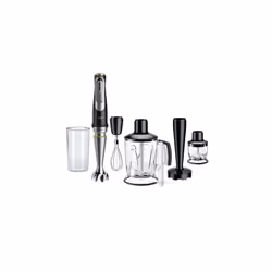 Braun MultiQuick 9 MQ 9147X, Mélangeur par immersion, 0,6 L, Fonction d'impulsion, Pileur de glace, 1200 W, Noir, Acier inoxy ...