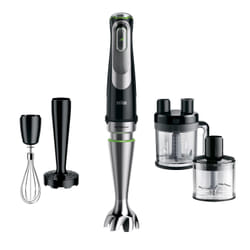 Braun MultiQuick 9 MQ 9195XLI 2 L Mélangeur par immersion 1200 W Noir, Acier inoxydable