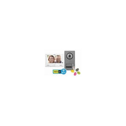 Kit vidéo - Note 2 - Wifi - Moniteur 7 - Platine de rue 1 bouton - Contrôle daccès par badges