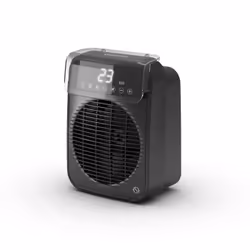 Olimpia Splendid CALDO TEKNO, Chauffage de ventilateur électrique, 24 h, IP21, Intérieure, Bureau, Sol, Table, Noir