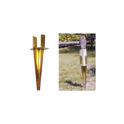 Plaque De Support Pour Poutres Rondes Au Sol A.955/390