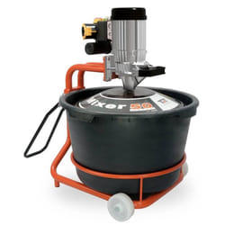 Melangeur colle mortier avec fouet et seau 230V 65L Battipav mixer 50 super