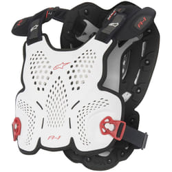 Alpinestars A-1 Protecteur de poitrine 2016, noir-blanc, taille M L pour Hommes
