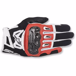 Alpinestars 3567717-132-M, Moto, M, SML, Adulte, Mâle, Noir, Rouge, Blanc