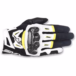 Alpinestars 3567717-125-L, Moto, L, SML, Adulte, Mâle, Noir, Blanc, Jaune