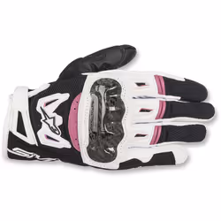 Alpinestars 3517717-1239-M, Moto, M, SML, Adulte, Mâle, Noir, Fuchsia, Blanc