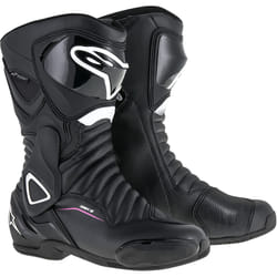 Alpinestars 2243117-1239-40 Chaussure de moto Mâle Adulte Noir, Fuchsia, Blanc