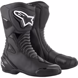 Alpinestars SMX S Waterproof Bottes de moto, noir, taille 39 pour Hommes