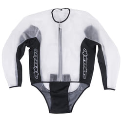 Alpinestars Racing Veste de pluie, blanc, taille L pour Hommes