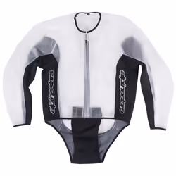Alpinestars Racing Veste de pluie, blanc, taille 2XL pour Hommes