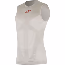 Alpinestars Tech Tank Summer Chemise, rouge-argent, taille M L pour Hommes