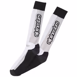 Alpinestars Touring Summer Chaussettes, noir-blanc, taille S M pour Hommes